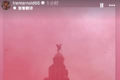 阿諾德在社交媒體上表達(dá)對(duì)城市和傷者的支持與祝福