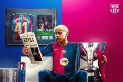 巴薩官方曬海報(bào)祝賀亞馬爾續(xù)約至2031年