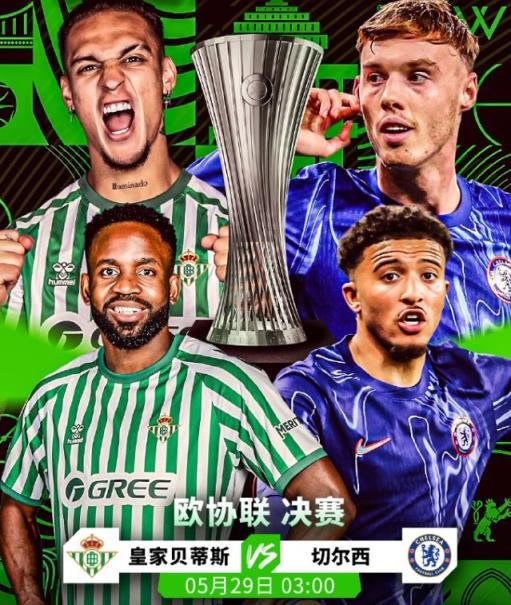 歐協(xié)聯(lián)決賽前瞻：皇家貝蒂斯 vs 切爾西，帕爾默關(guān)鍵作用凸顯