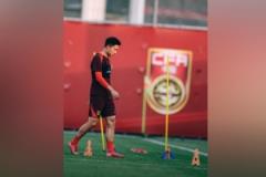 楊澤翔曬國足訓(xùn)練照 全力備戰(zhàn)印尼與巴林賽事