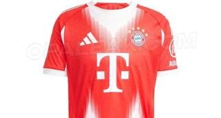 拜仁25/26賽季主場球衣亮相，經(jīng)典紅白配色融入城市新元素