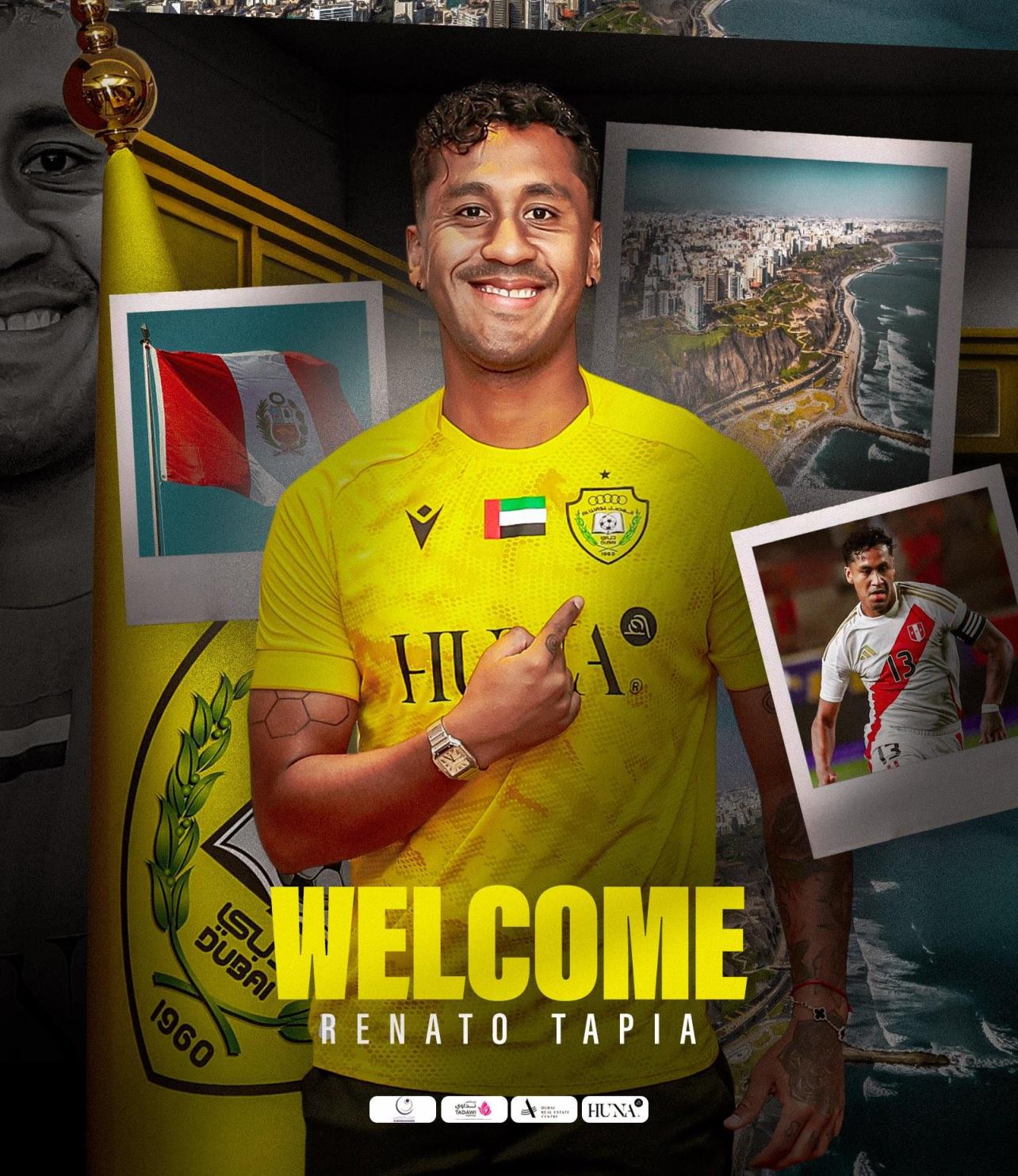 塔皮亞加盟迪拜祈禱，簽約2年