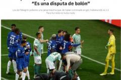 阿斯報(bào)：貝蒂斯慘敗背后爭(zhēng)議不斷，詹姆斯禁區(qū)疑似手球