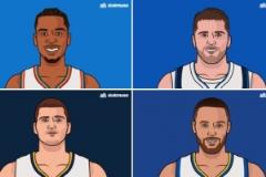 美媒評(píng)選近四年西決MVP數(shù)據(jù)：SGA、東契奇、約基奇、庫(kù)里排名揭曉