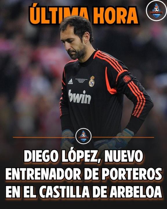 迭戈-洛佩斯將擔(dān)任卡斯蒂亞門(mén)將教練，輔佐阿韋洛亞