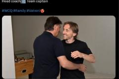 39歲莫德里奇現(xiàn)身國(guó)家隊(duì)，官方賬號(hào)發(fā)布合影與教練擁抱