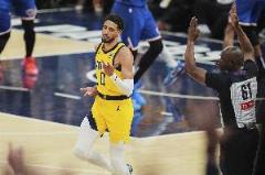 哈利伯頓表現(xiàn)低迷 球隊23分僅占24% 遠低于前四場41%