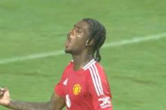 19歲海文頭球破門，曼聯(lián)3-1領(lǐng)先中國(guó)香港