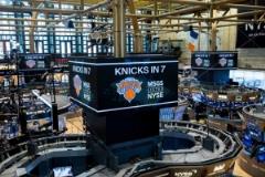紐約證券交易所官方發(fā)布照片：尼克斯七戰(zhàn)全勝