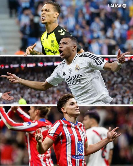 西甲官方發(fā)布安東尼、姆巴佩和小蜘蛛海報：誰將稱霸本賽季最佳新援？