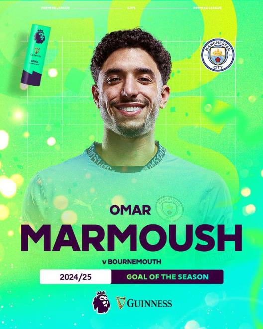 官方公布馬爾穆什對陣伯恩茅斯的超遠世界波為本賽季英超最佳進球