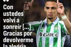 安東尼深情告別貝蒂斯：此生愛意永不渝