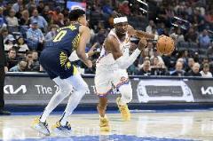 雷霆常規(guī)賽場均凈勝分比步行者多10.63分，1971年后總決最大差距