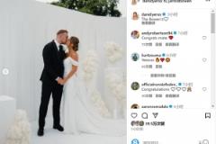 鮑文與女友婚禮照曝光，羅伯遜等人點贊祝福