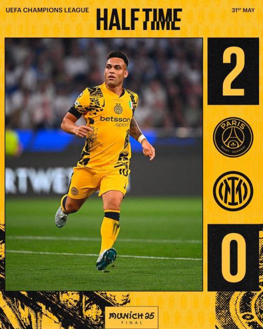 歐冠決賽歷史上能否有奇跡？落后至少2球逆轉(zhuǎn)僅3隊(duì)成功