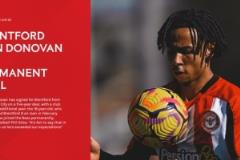 布倫特福德買斷伯明翰中場多諾萬，球員青年隊(duì)15場11球10助