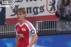 柏林聯(lián)合后衛(wèi)奎菲爾德34米外世界波破門當(dāng)選德甲賽季最佳進(jìn)球