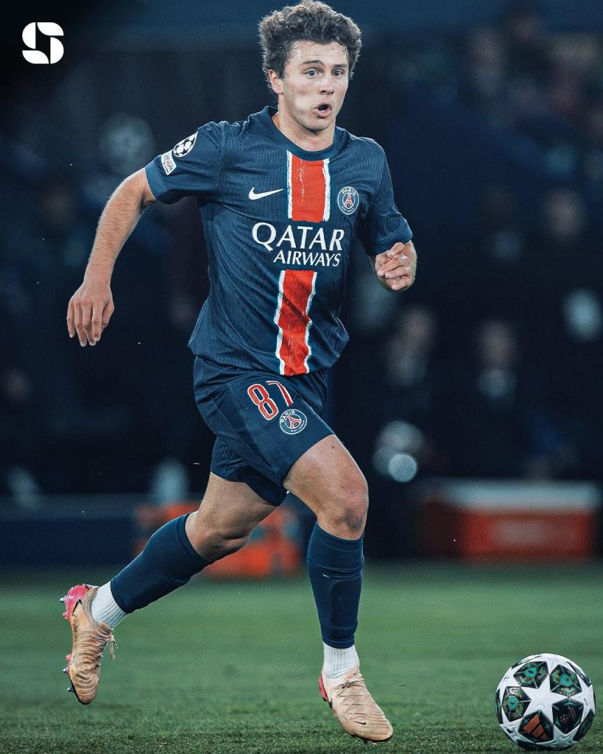 若昂-內(nèi)維斯：大巴黎未來之星上半場傳球成功率100%