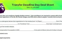 英超官方：夏窗第一階段結(jié)束，俱樂部須至6月16日完成簽約