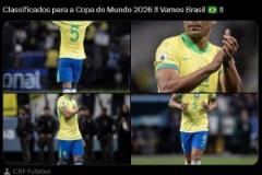 卡塞米羅發(fā)文慶祝巴西晉級世界杯：巴西加油！