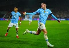 福登對陣維達德閃擊破門，曼城近5場首球誕生