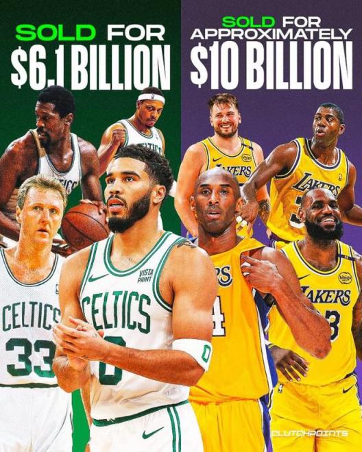 NBA兩大豪門易主！綠軍61億出售 湖人交易估值突破100億