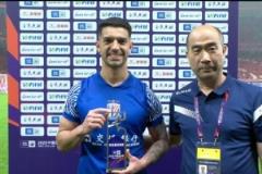 路易斯戴帽當選足協(xié)杯上海德比全場最佳