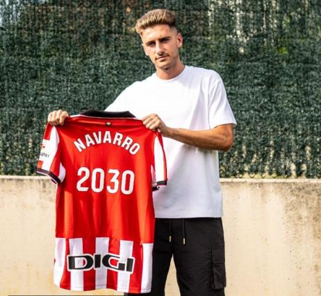 官方：畢爾巴鄂競技簽下馬略卡中場羅貝托·納瓦羅，簽約五年