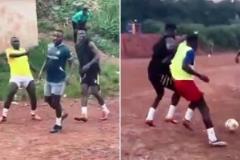 奧納納家鄉(xiāng)野球場(chǎng)踢前鋒，網(wǎng)友呼吁換掉霍伊倫