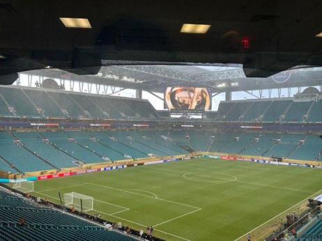 皇馬vs尤文世俱杯賽前突遇大雨天氣