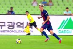 孔德直塞打穿防線，加維挑射破門梅開二度