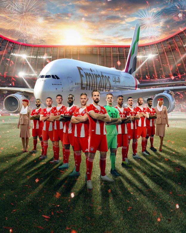 官方：拜仁與阿聯(lián)酋航空簽署協(xié)議，場(chǎng)邊廣告將展示標(biāo)識(shí)