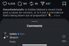 社媒分享《爆裂鼓手》暗示得不到主帥認(rèn)可？梅努回應(yīng)網(wǎng)友：想多了