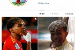 亞馬爾將對荷蘭慶祝動作設(shè)為社媒頭像，回?fù)舴兜路ㄌ? style=