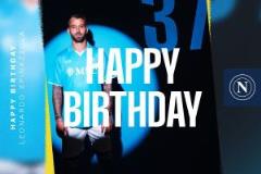 那不勒斯官方祝福斯皮納佐拉32歲生日快樂(lè)