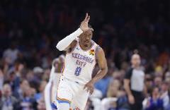 明天雷霆對(duì)陣國(guó)王 杰倫-威廉姆斯與切特因臀部拉傷出戰(zhàn)成疑