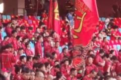 國足主場賽前高燃播放《我是如此相信》點燃現(xiàn)場氛圍