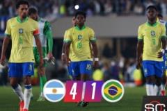 巴媒怒斥巴西1-4慘敗阿根廷：再現(xiàn)1-7的屈辱！