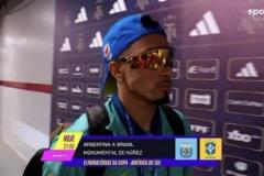 拉菲尼亞抵達紀念碑球場，賽前誓言要干阿根廷！