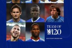 切爾西球迷票選隊史120年最佳陣容：阿扎爾、蘭帕德、特里入選