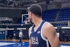 他是外星人吧！庫(kù)里那些熱身時(shí)的神仙球！KD的表情太搞笑了！