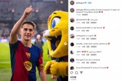 加維社交媒體發(fā)文：全隊(duì)踢出精彩比賽，巴薩繼續(xù)加油！