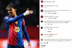 亞馬爾社交媒體曬勝利照片：繼續(xù)前進，再添三分！