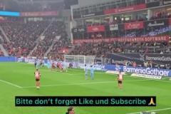 現(xiàn)場直拍：勒沃庫森3-1波鴻，阿萊克斯破門、博尼法斯建功！