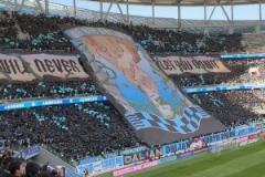 中超自己的威斯特法倫，來感受滿座大連球迷的氣勢