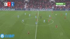 扎卡遠(yuǎn)射“貼對聯(lián)”！一腳射門中兩次柱！球竟沒進(jìn)！