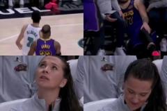 東契奇爭(zhēng)球撞向灰熊美女助教，這是真的漂亮！