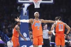 雷霆本季48勝16-17宇宙勇 距歷史紀(jì)錄僅差兩場