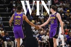 湖人贏球海報(bào)：小里與古德溫?fù)粽茟c?？诚?1分