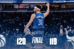 險勝公牛！獨行俠曬贏球海報 克萊成焦點人物